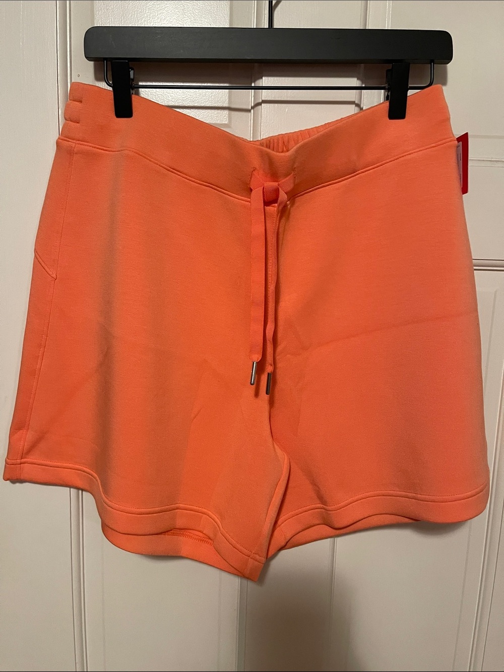 NWT spanx air essentials 6” sunset peach shorts - new & amazingly soft